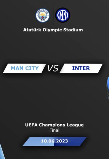 Man City vs Inter Milan: Champions League Final 2023